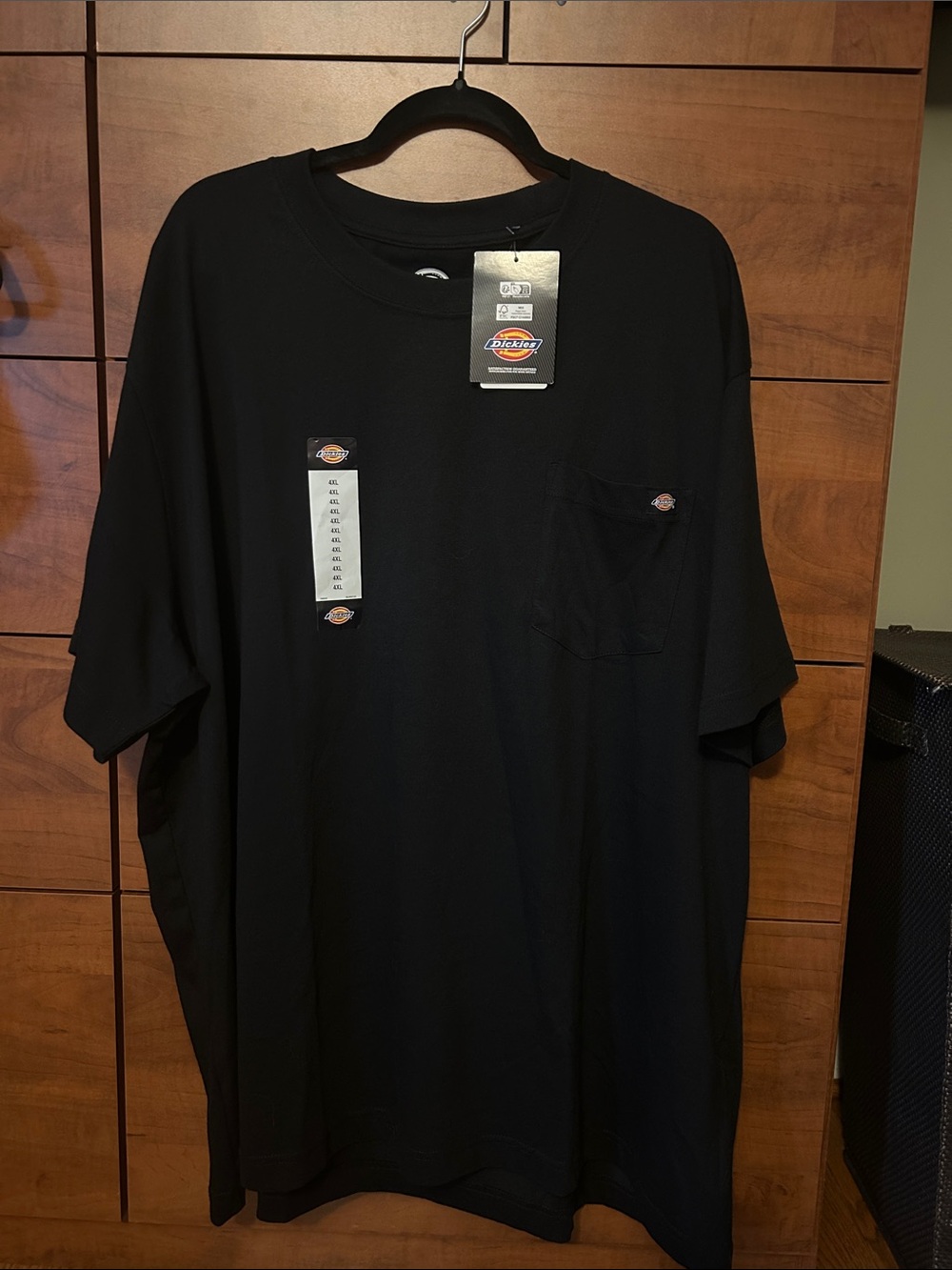 Dickies Men’s Heavyweight Pocket T-Shirt Black 4XL NWT Workwear Tee